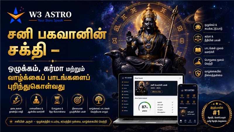 சனி பகவானின் சக்தி – ஒழுக்கம், கர்மா மற்றும் வாழ்க்கைப் பாடங்களைப் புரிந்துகொள்வது